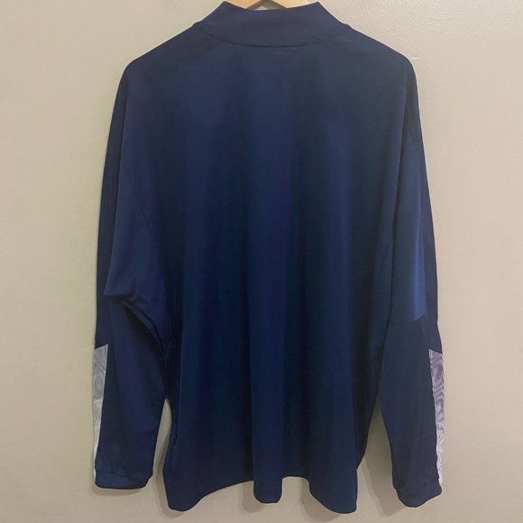 Adidas Georgia Tech GT Yellow Jackets Team Issue 1/4 Zip Knit Aeroready Mens - Picture 7 of 10